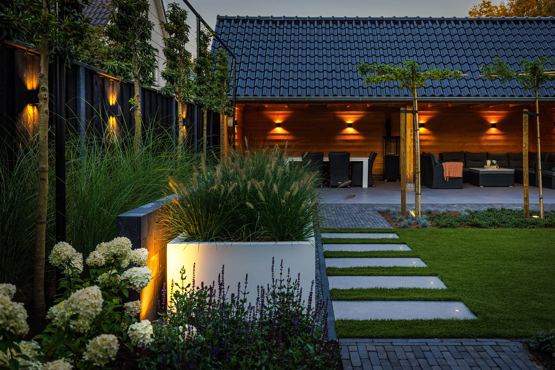 Migród - nawadnianie ogrodów, system oświetlenia, roboty koszące